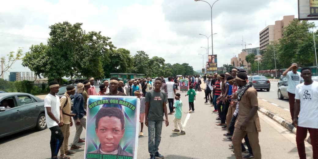  free zakzaky protest in abuja on Tuesday 9th july 2019